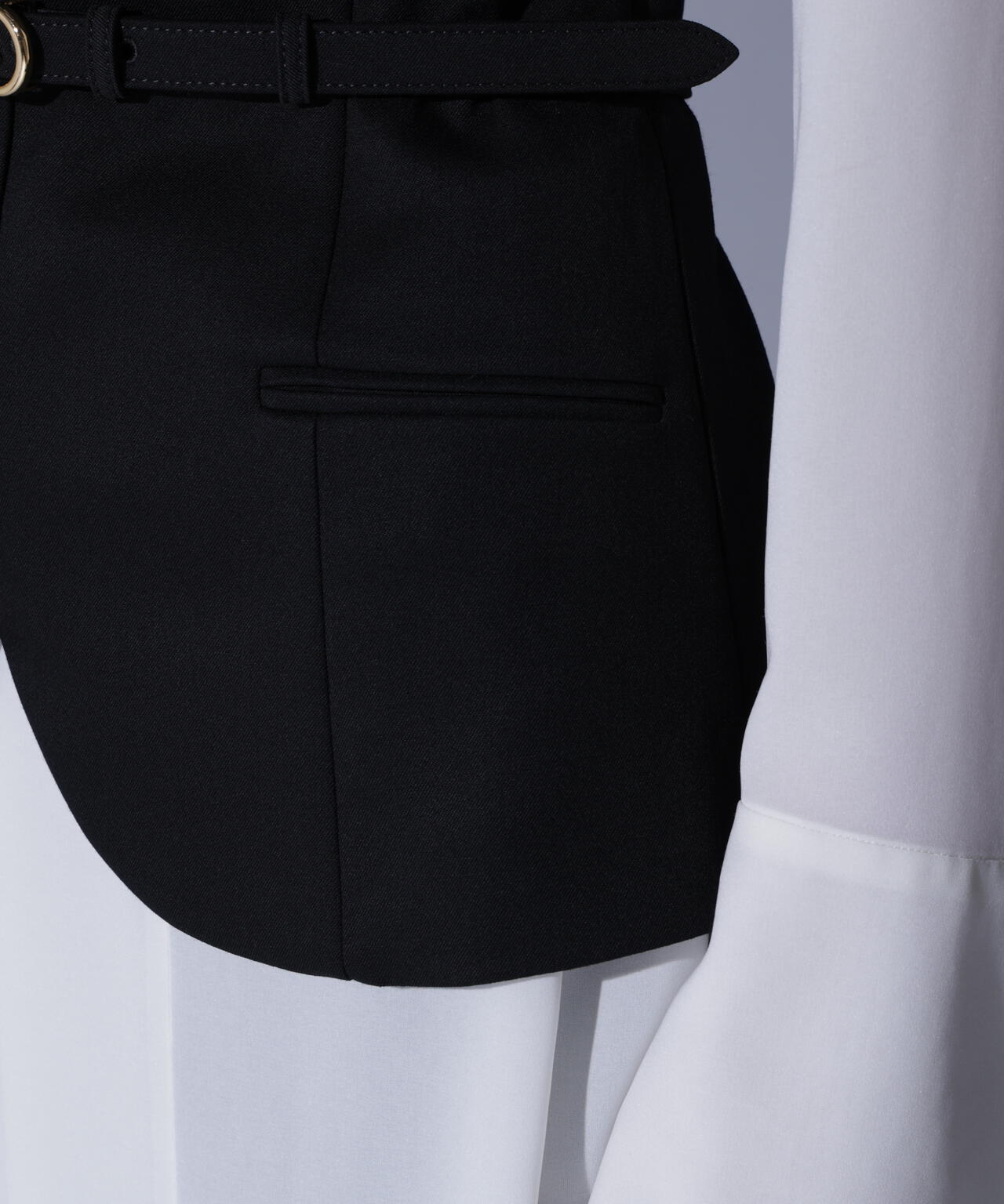 ベアトップレイヤードブラウス_