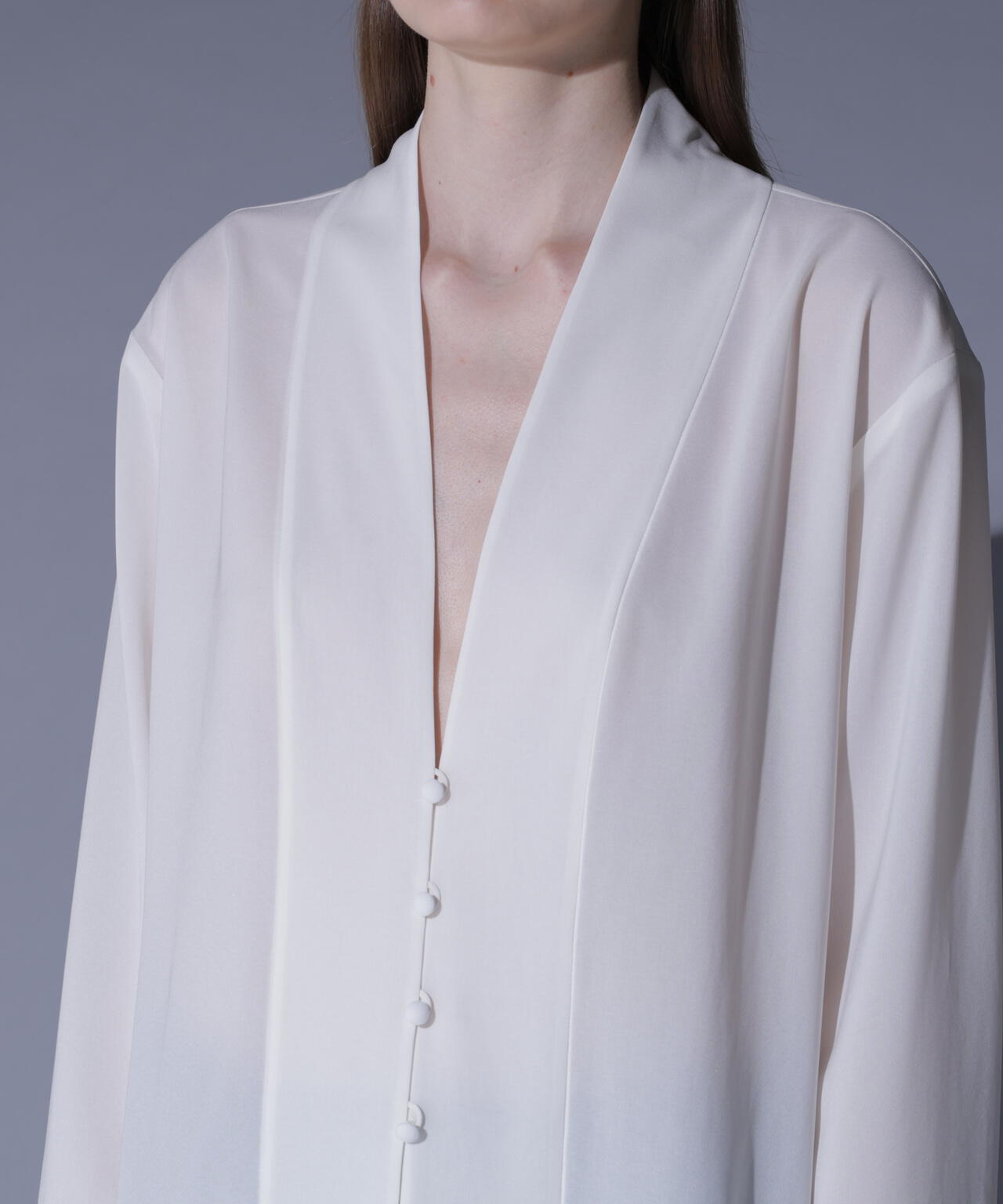 ベアトップレイヤードブラウス_