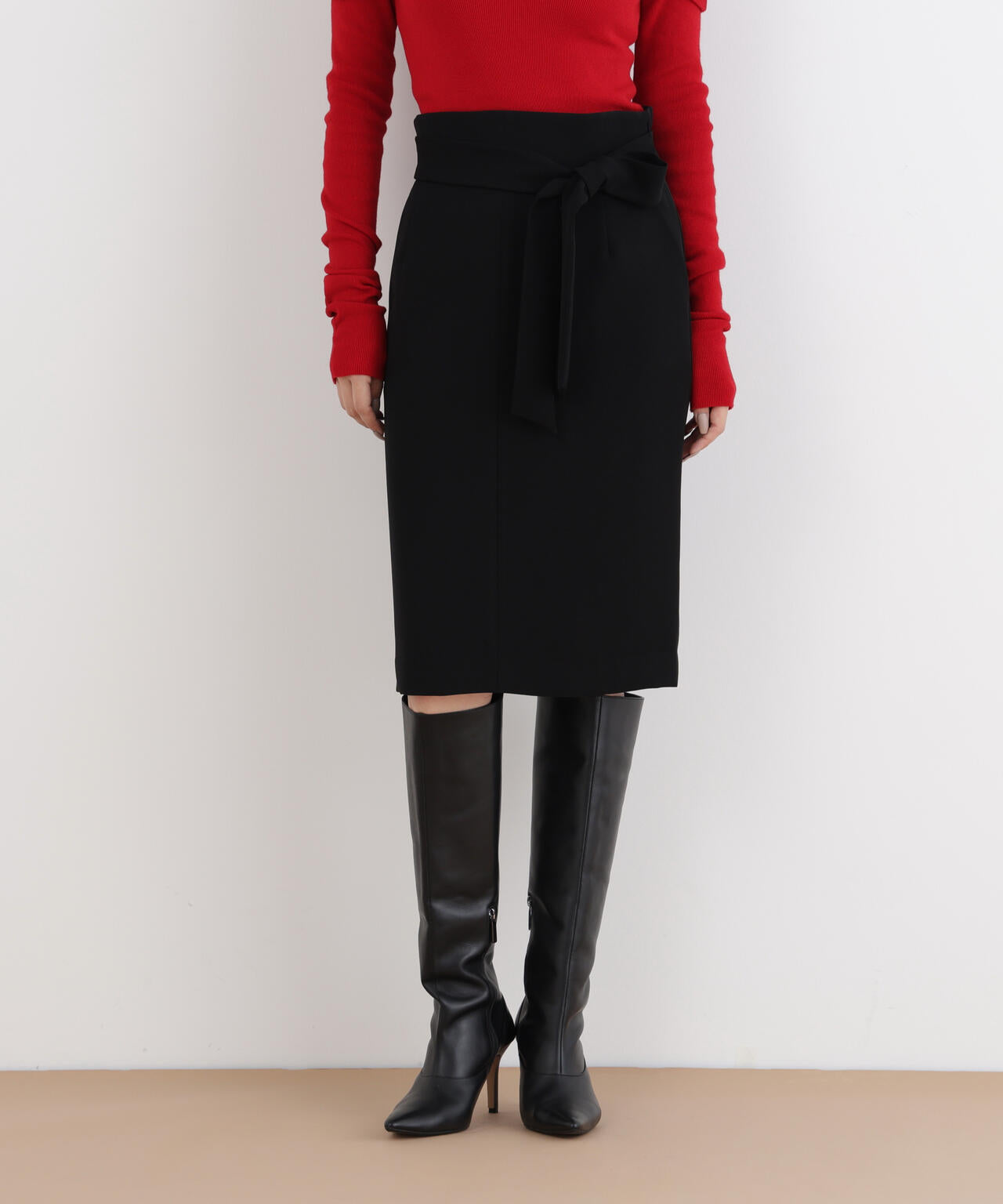 2WAYベルトタイトスカート