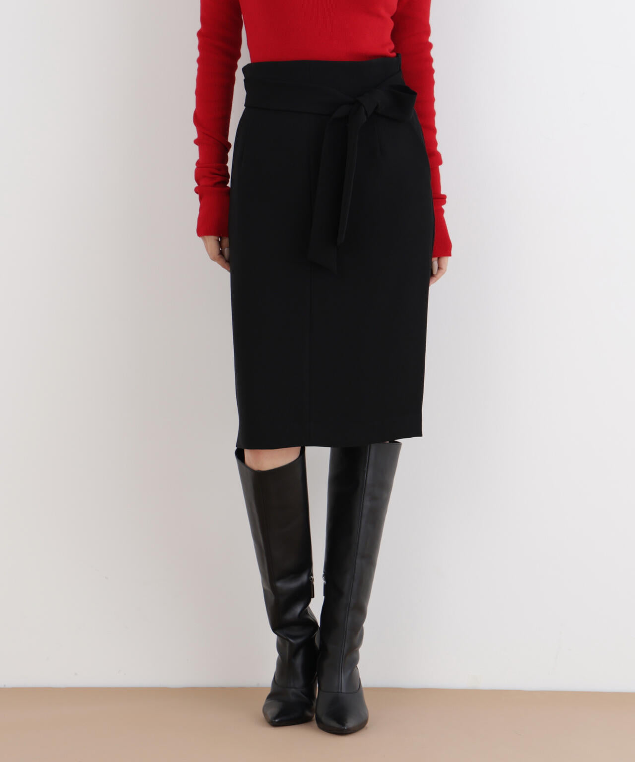 2WAYベルトタイトスカート