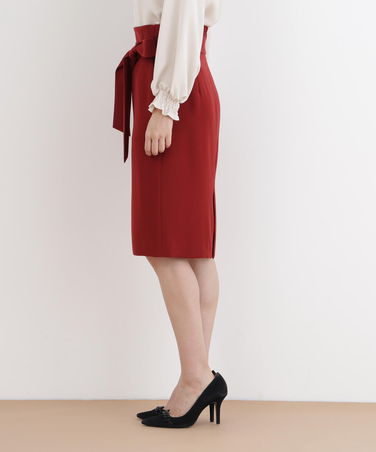 2WAYベルトタイトスカート