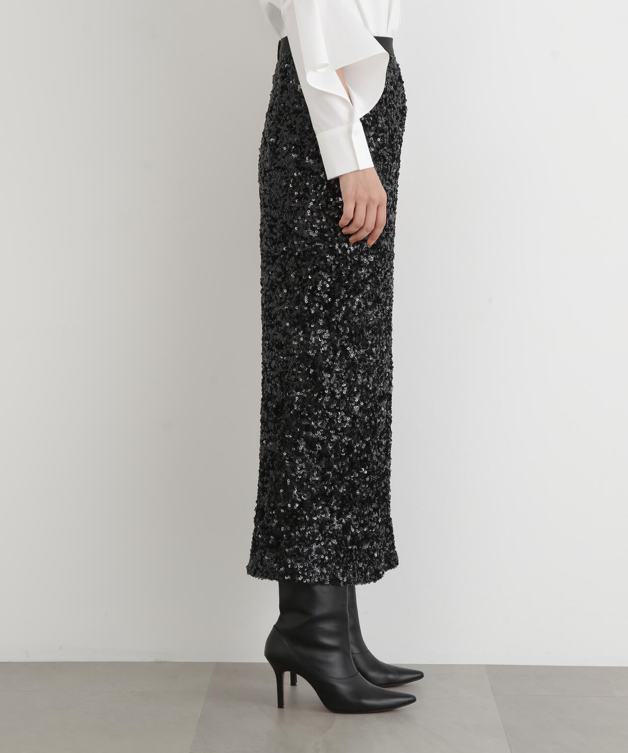 スパンコールスカート