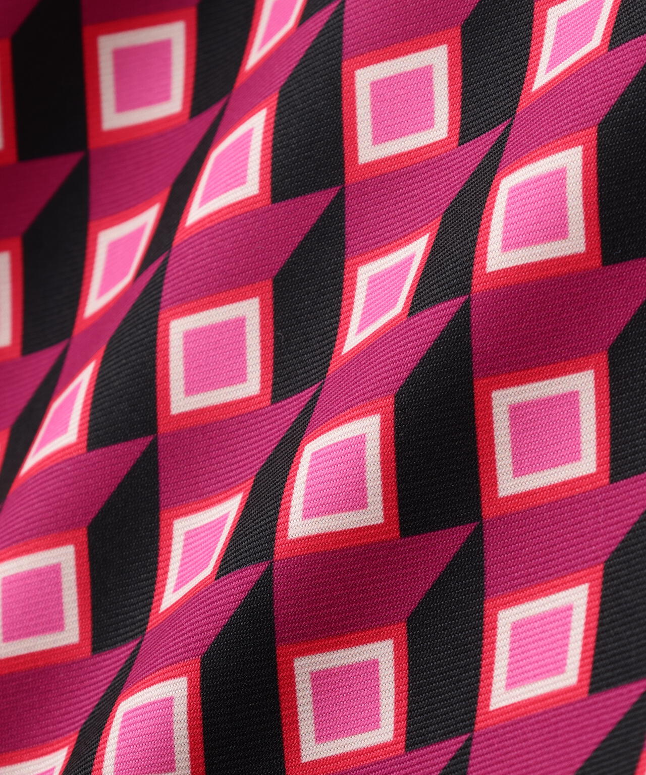 ジオメトリックプリントコンビタイトスカート