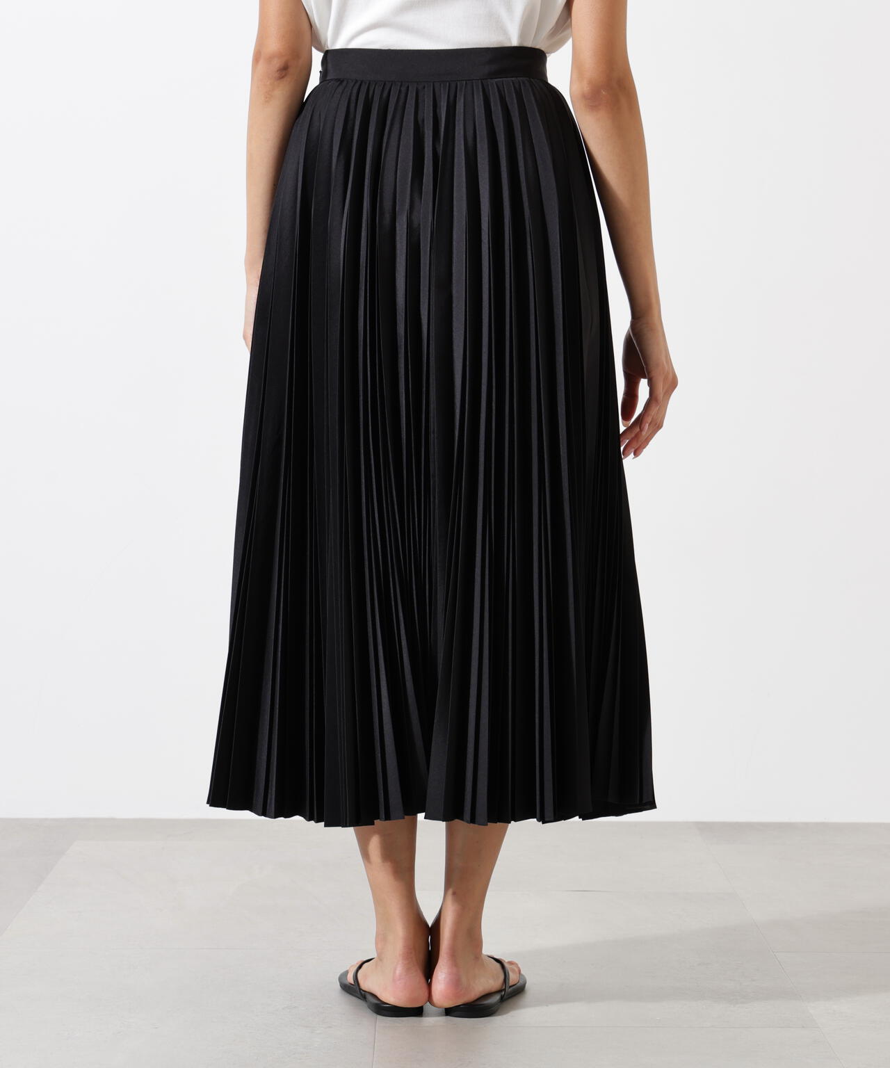 ドライタフタビンテージプリーツスカート