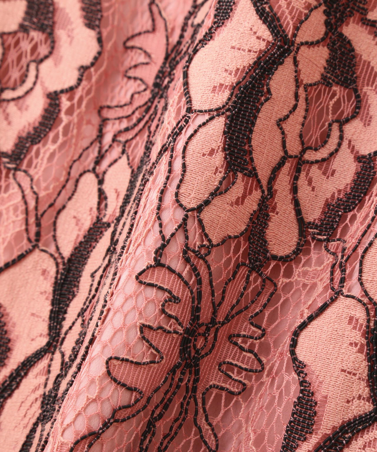 グラデーションフラワーレーススカート