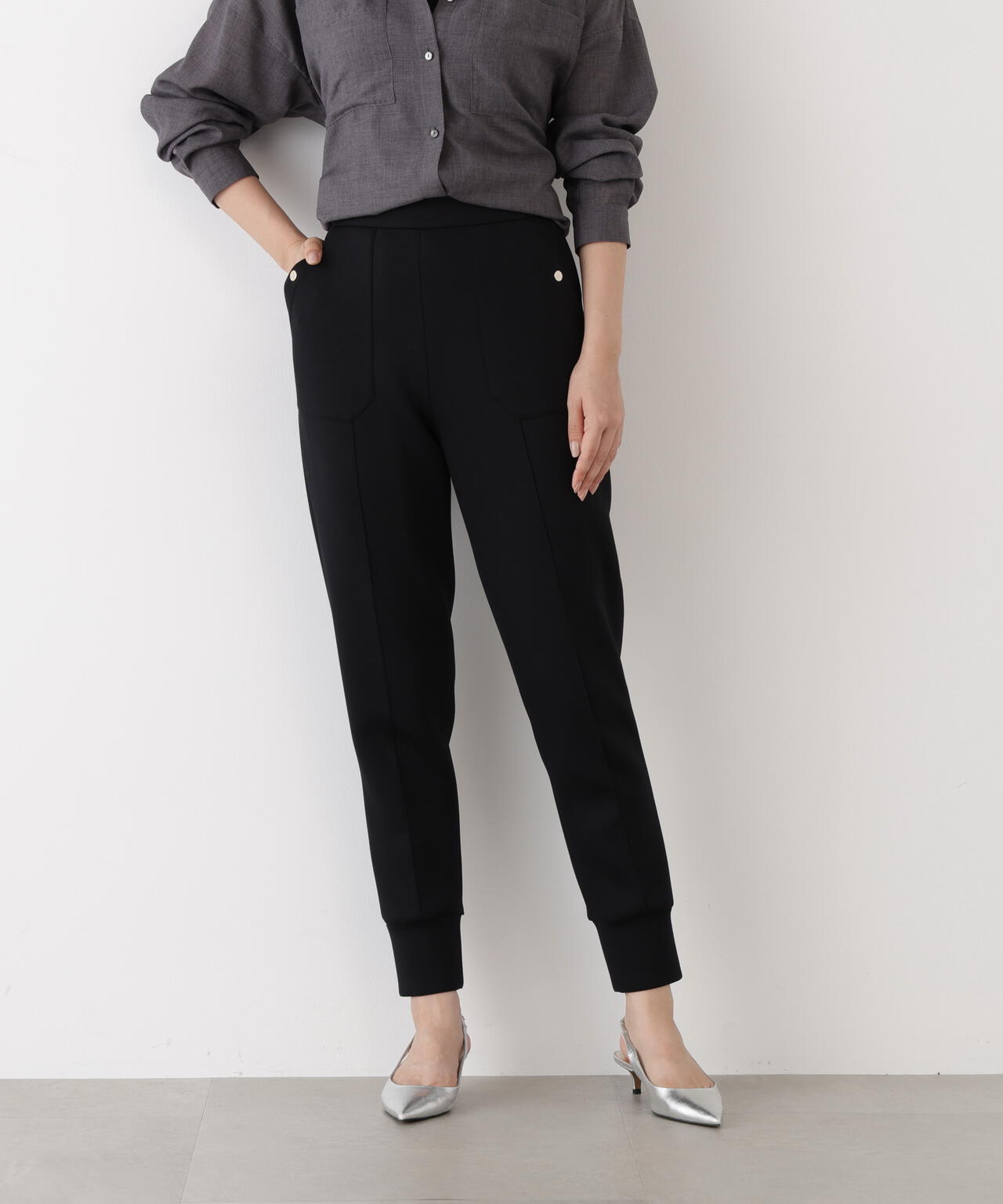 パッチポケットジョガーパンツ