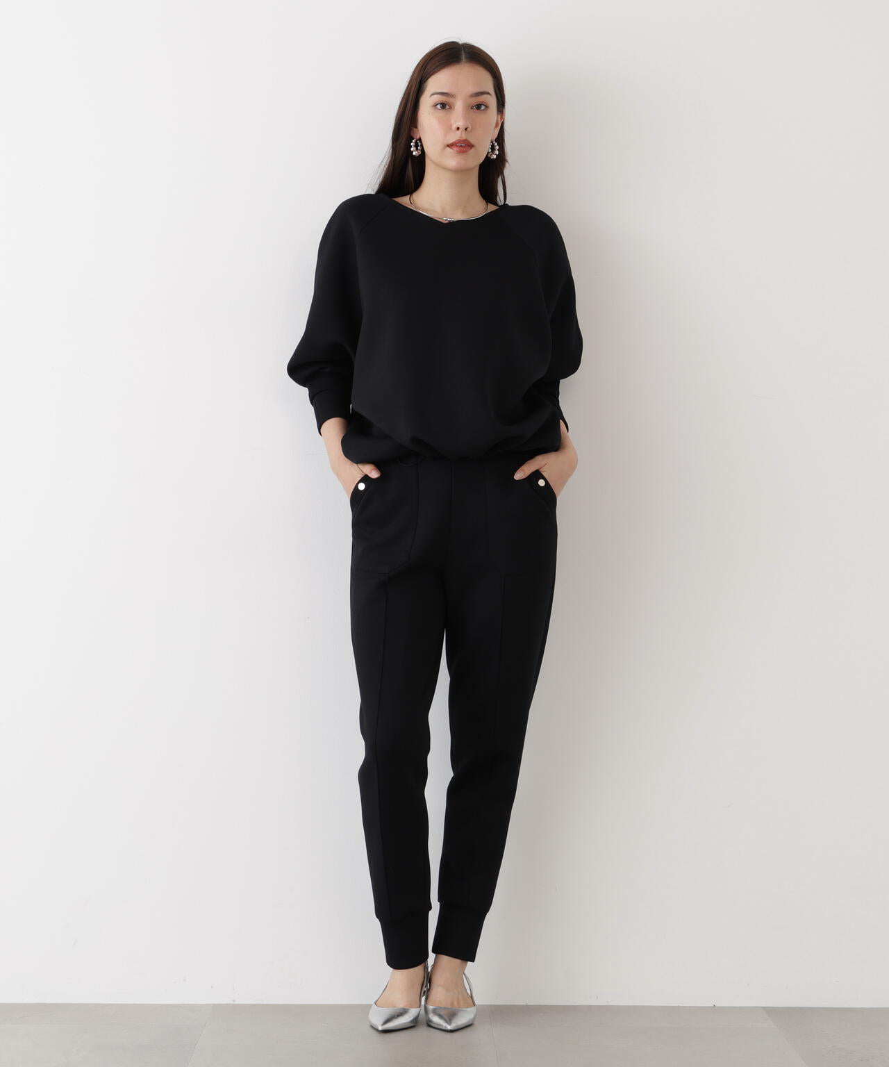 パッチポケットジョガーパンツ