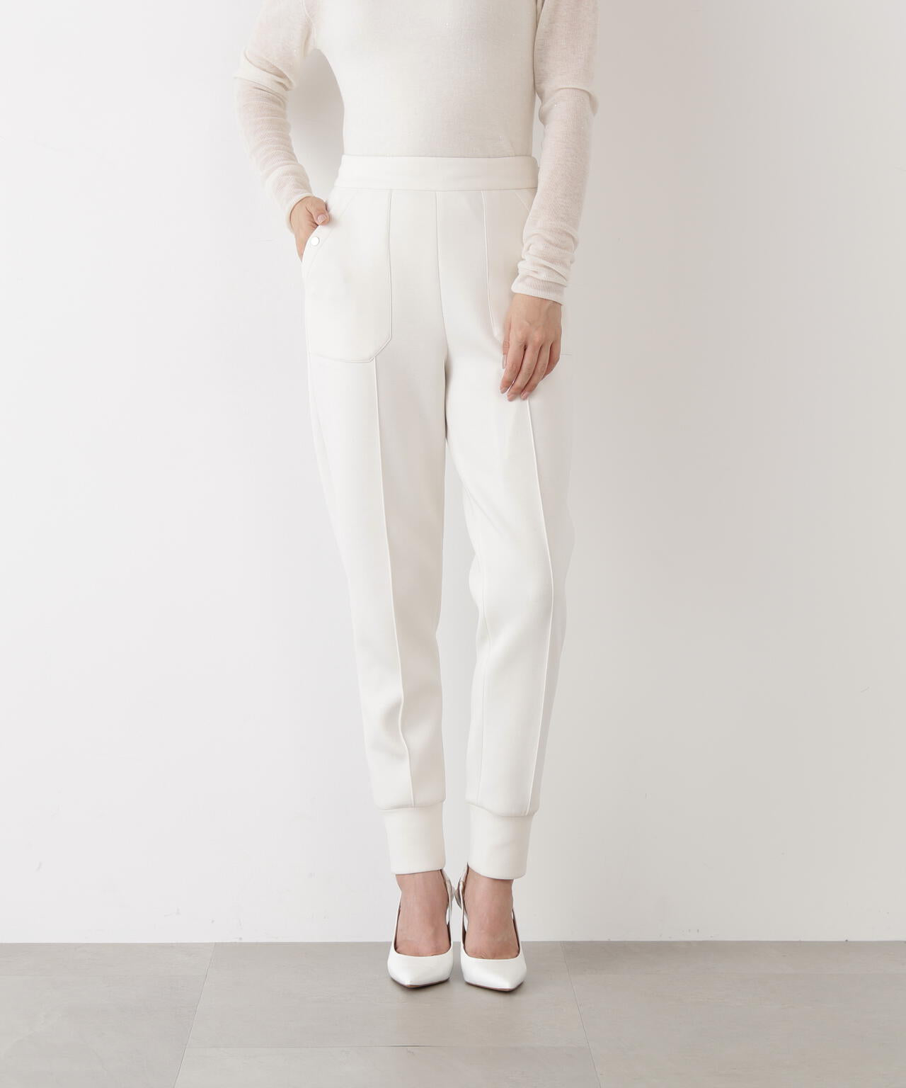 パッチポケットジョガーパンツ