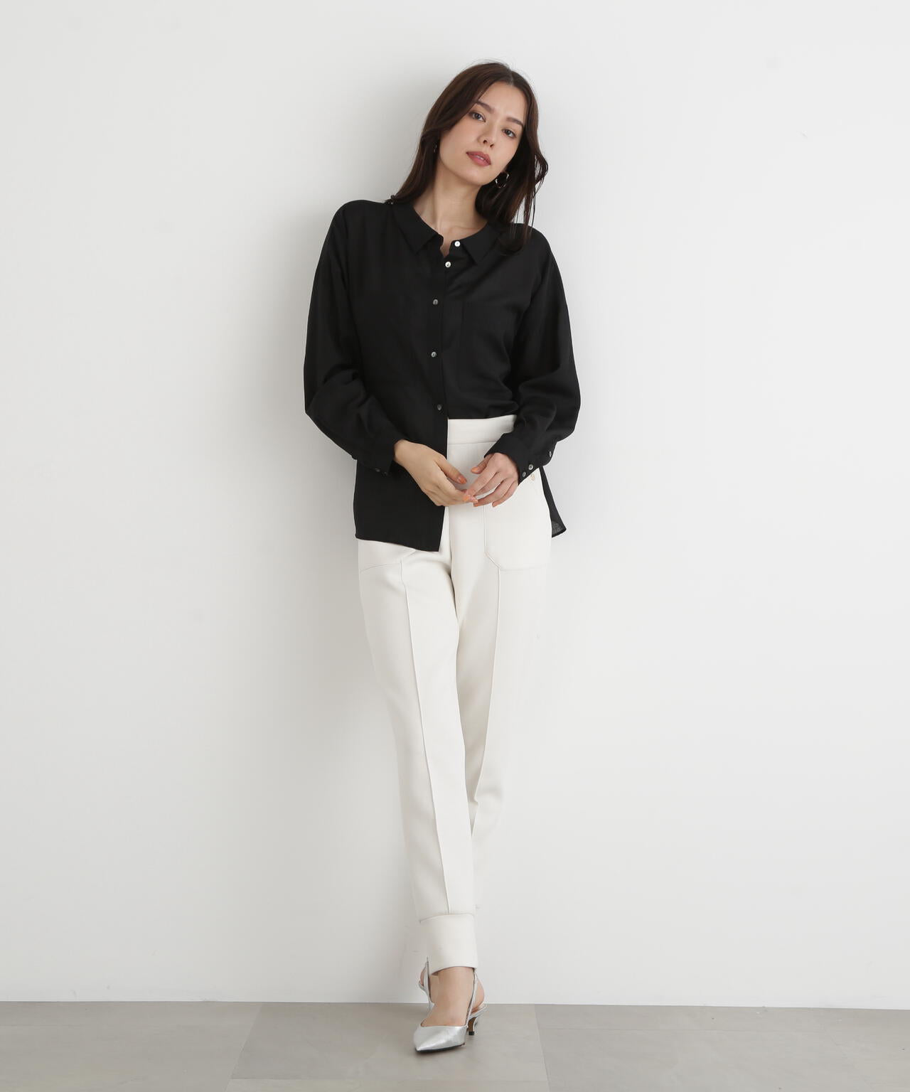 パッチポケットジョガーパンツ