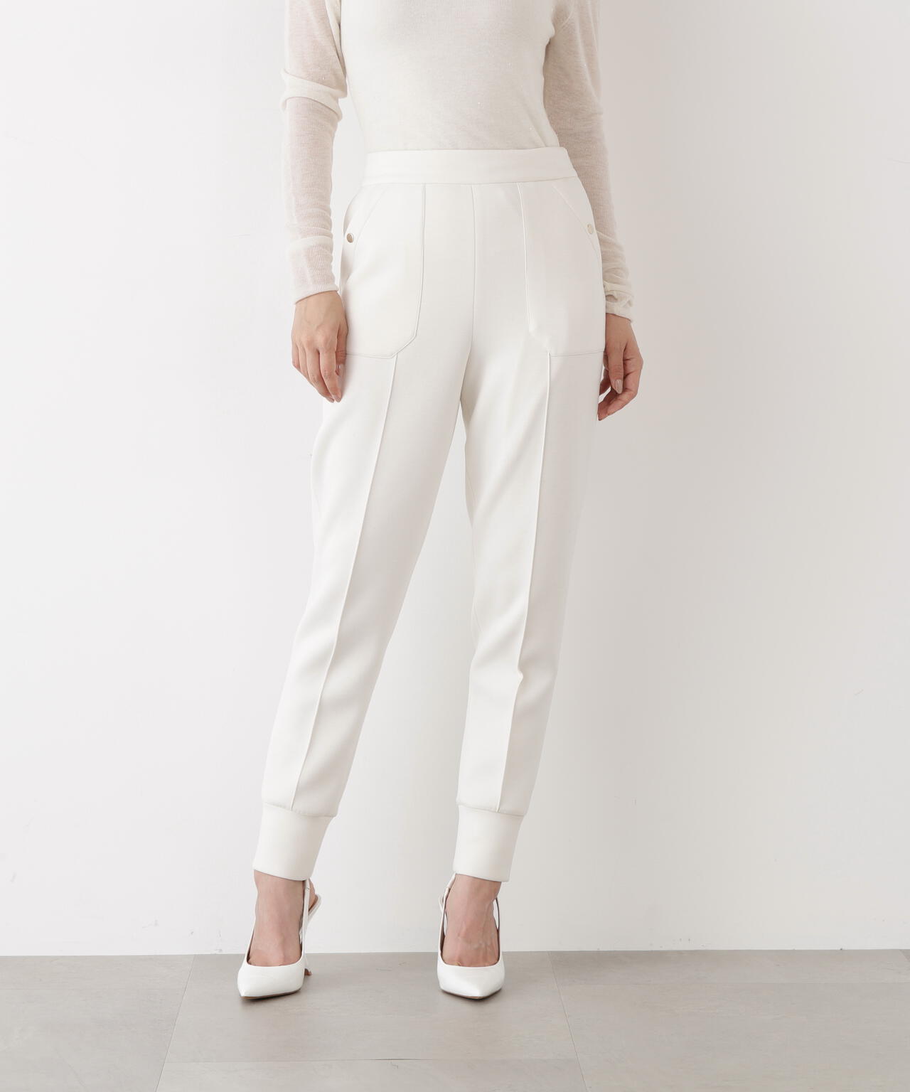 パッチポケットジョガーパンツ