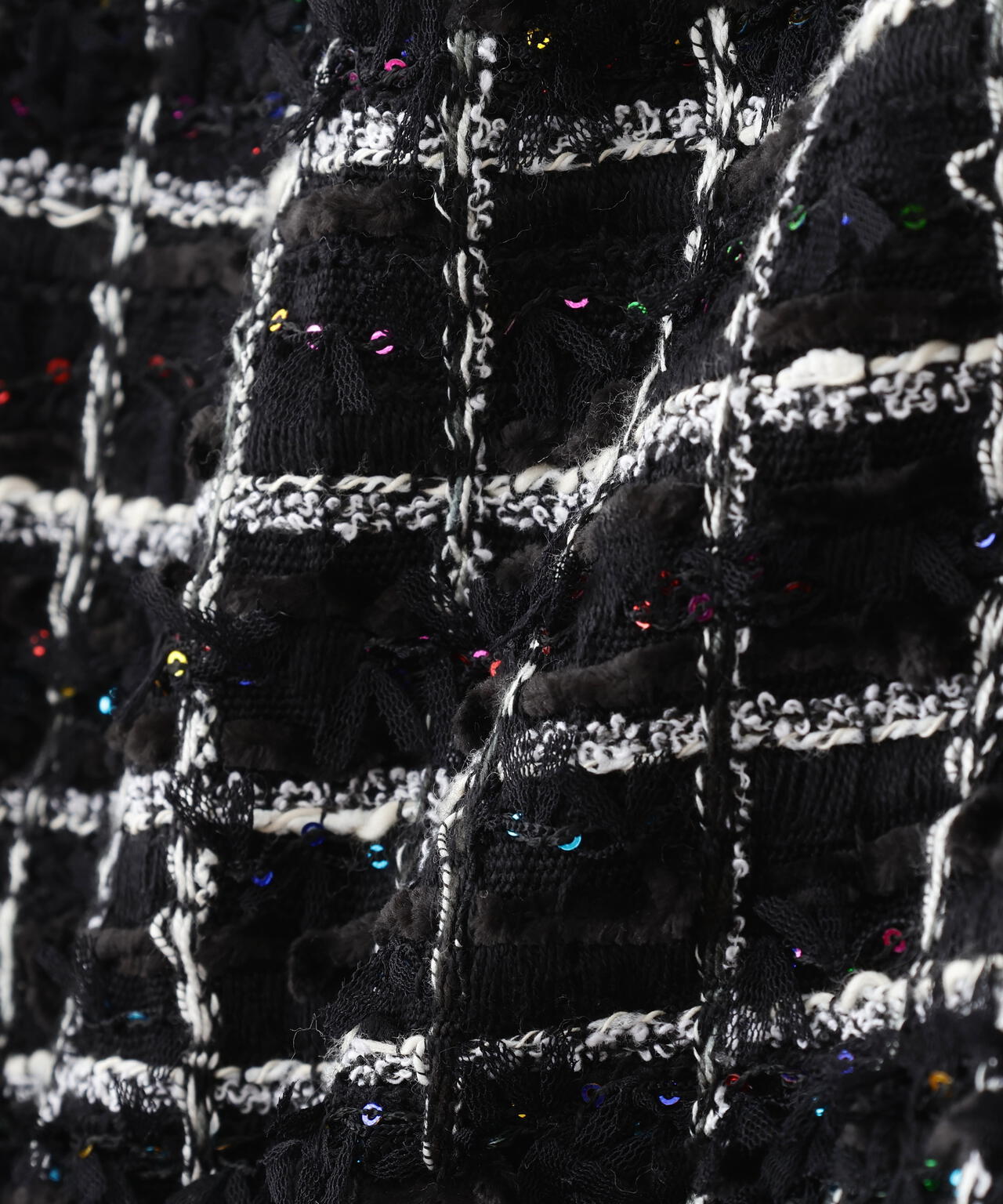 スパンコールツィードショートパンツ_