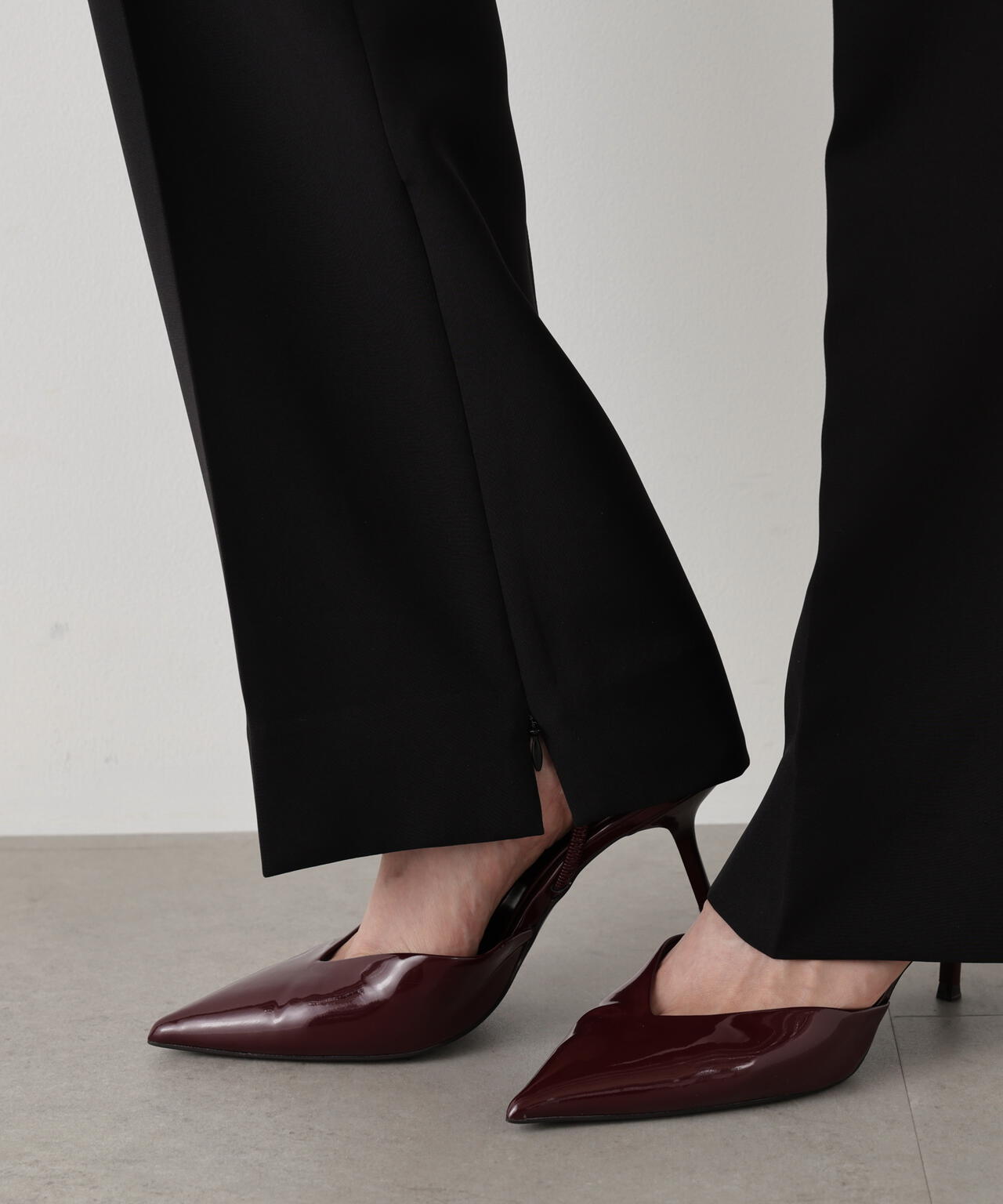 2WAYストレッチフレアパンツ