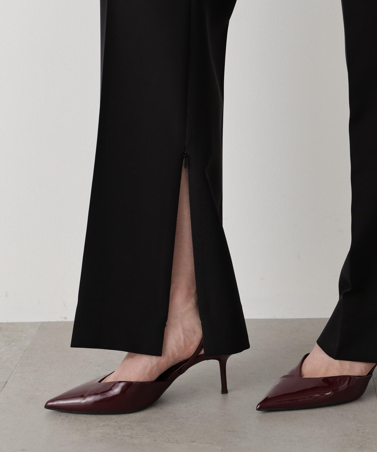 2WAYストレッチフレアパンツ