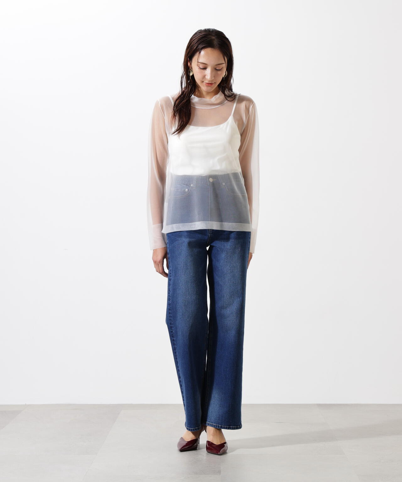 ワイドレッグジーンズ