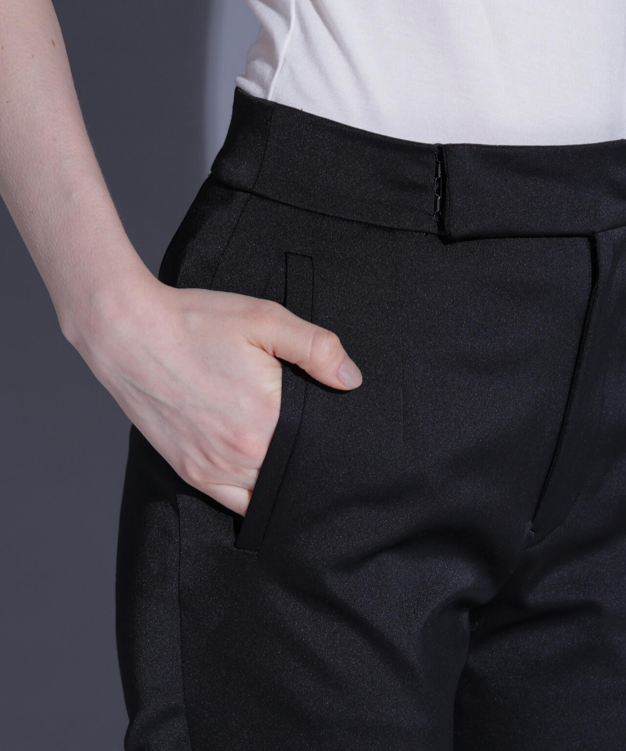 サイドコンシールシガレットパンツ_