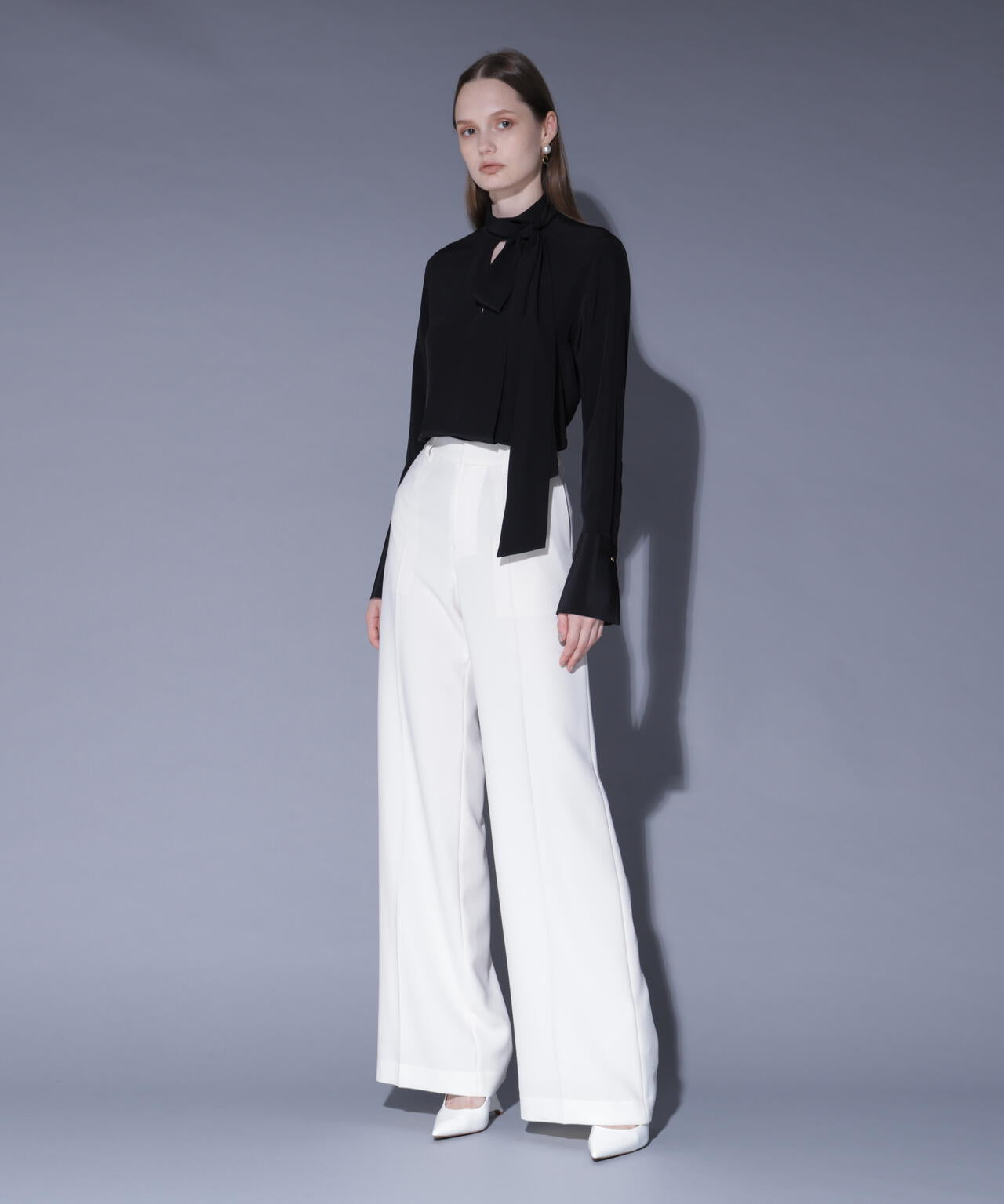 センターシームセミワイドパンツ_