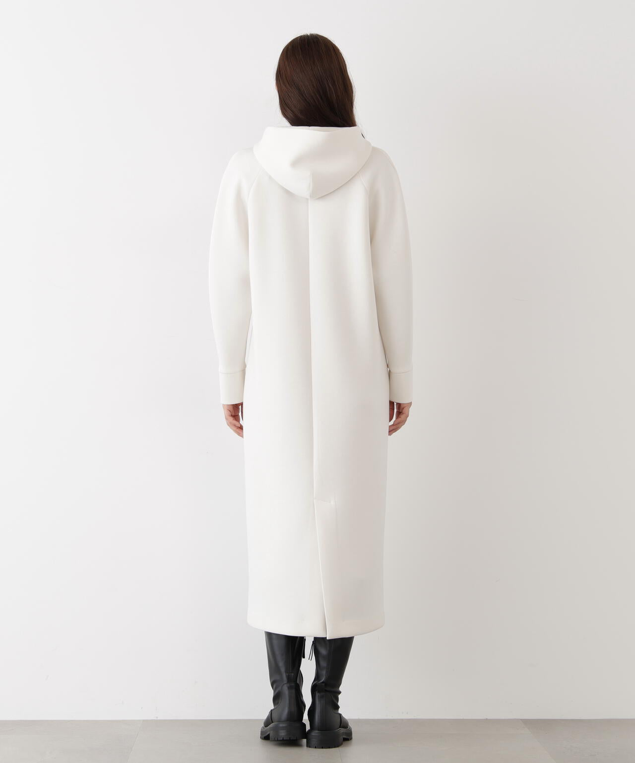 タックスリーブフーディワンピース