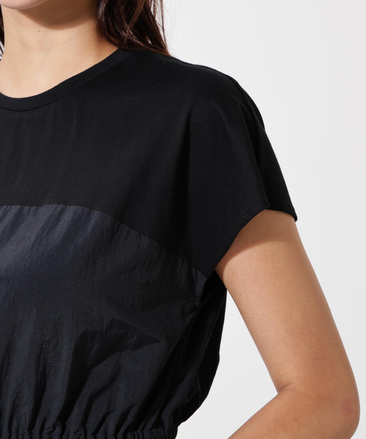 タフタドッキングワンピース