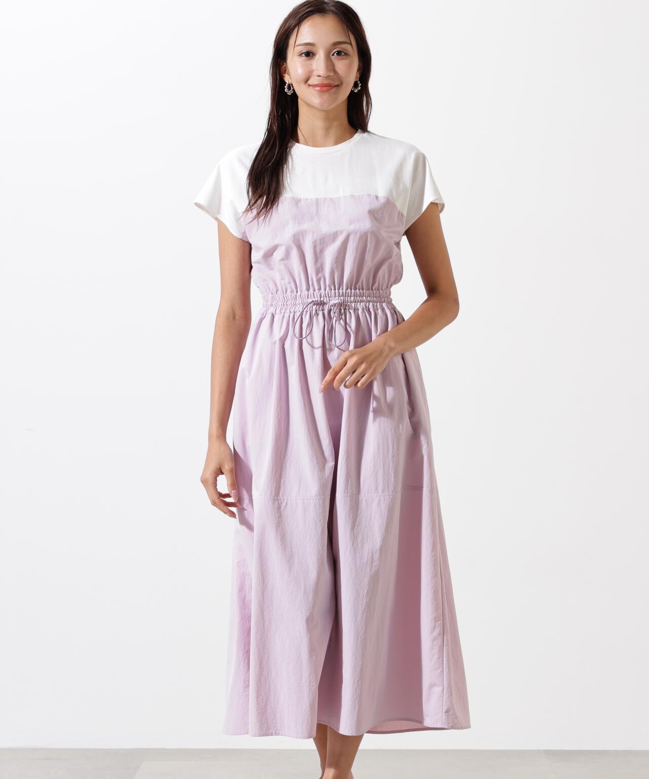 タフタドッキングワンピース