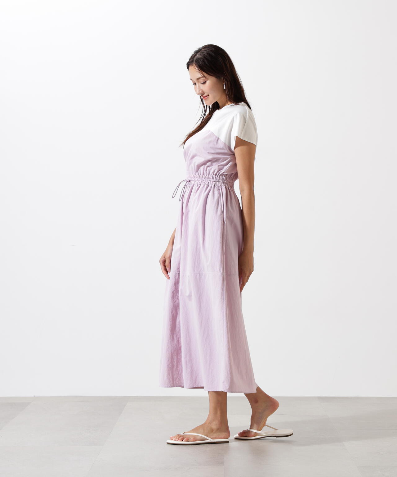 タフタドッキングワンピース