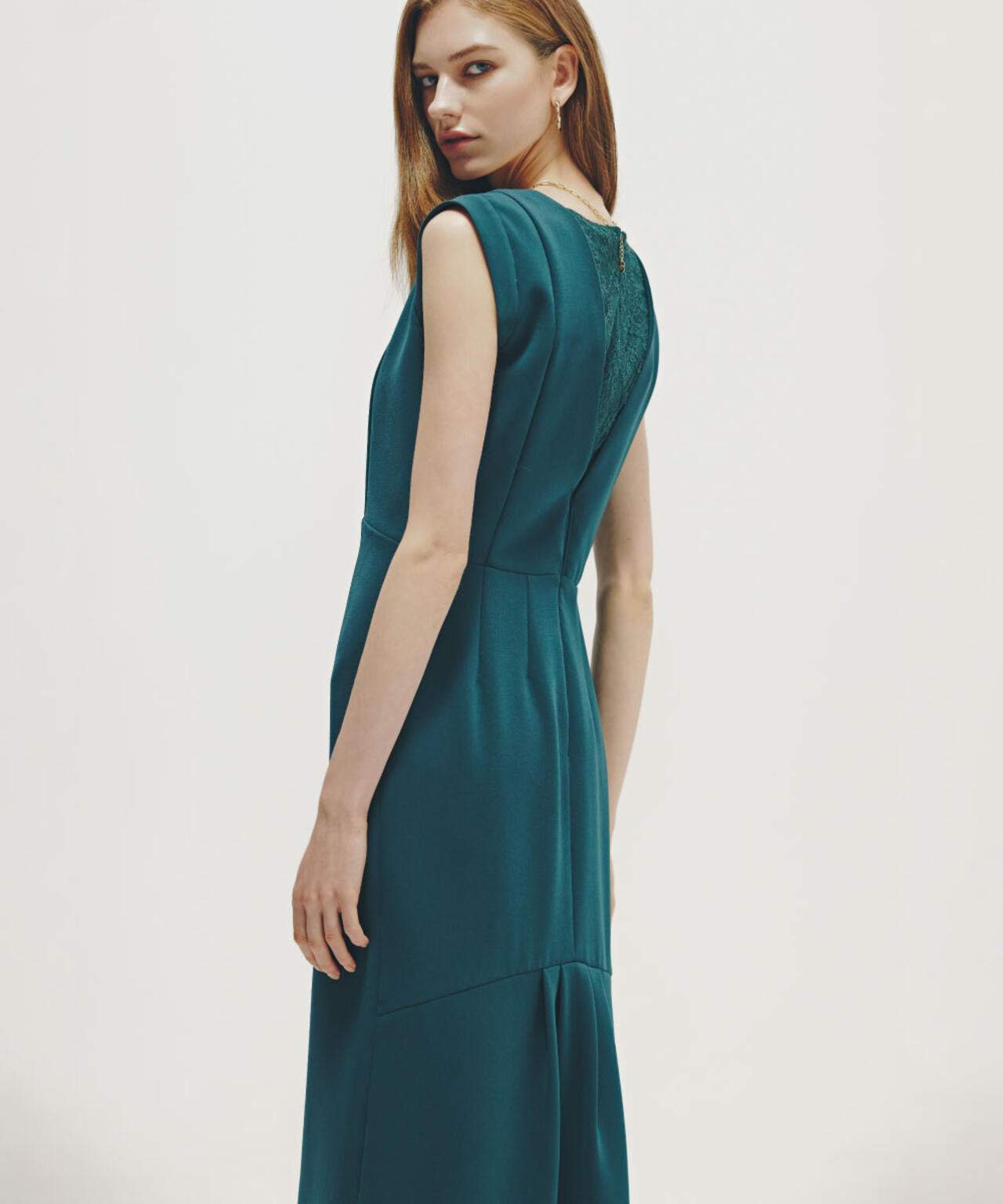 【URBAN PRECIOUS】レースコンビタイトワンピース