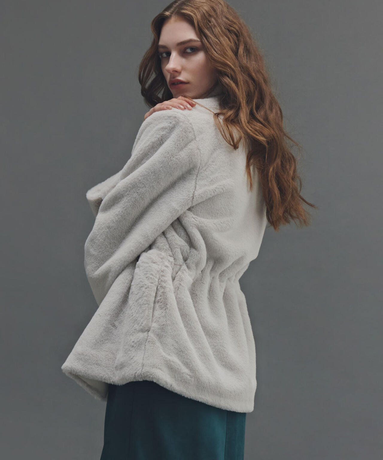 ティペット付きフォーファーショートコート