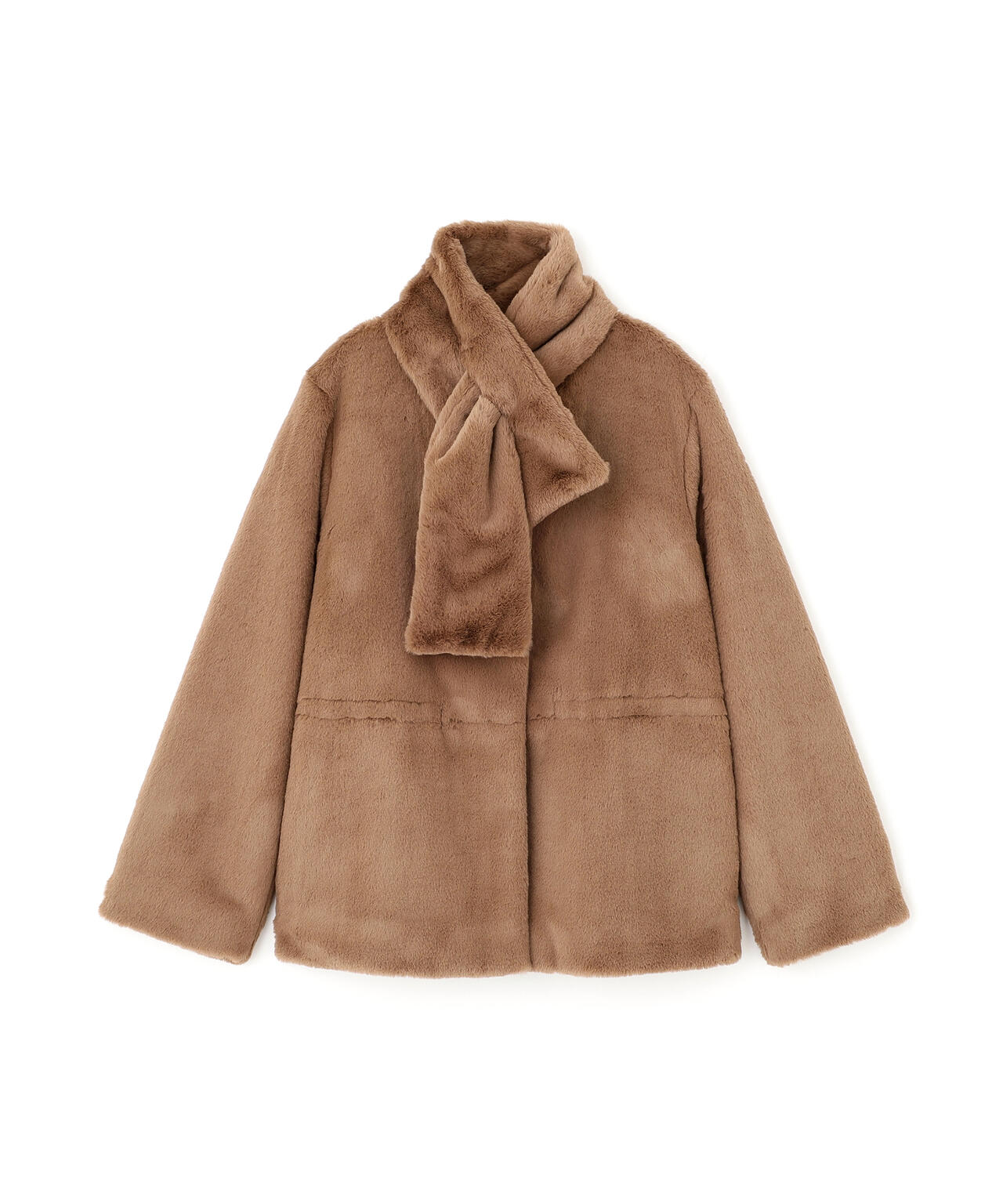 ティペット付きフォーファーショートコート