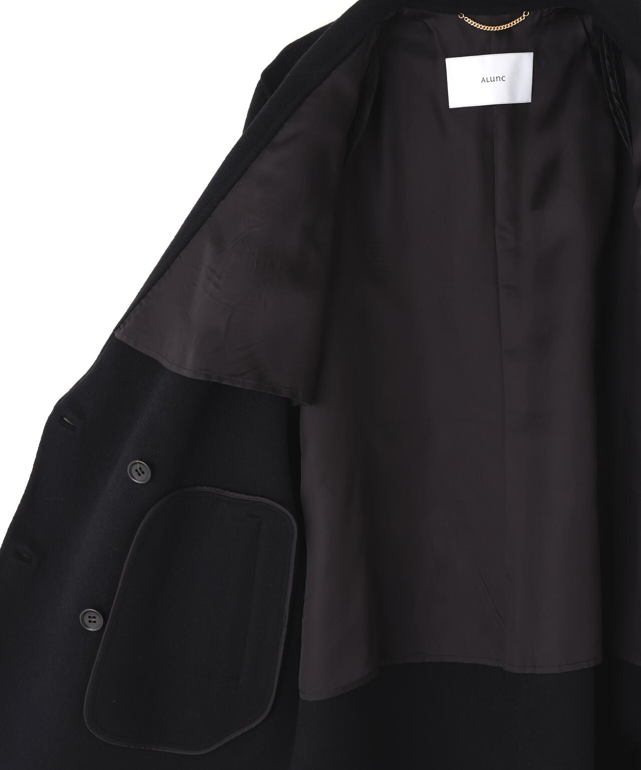 ダブルブレストリバーコート_