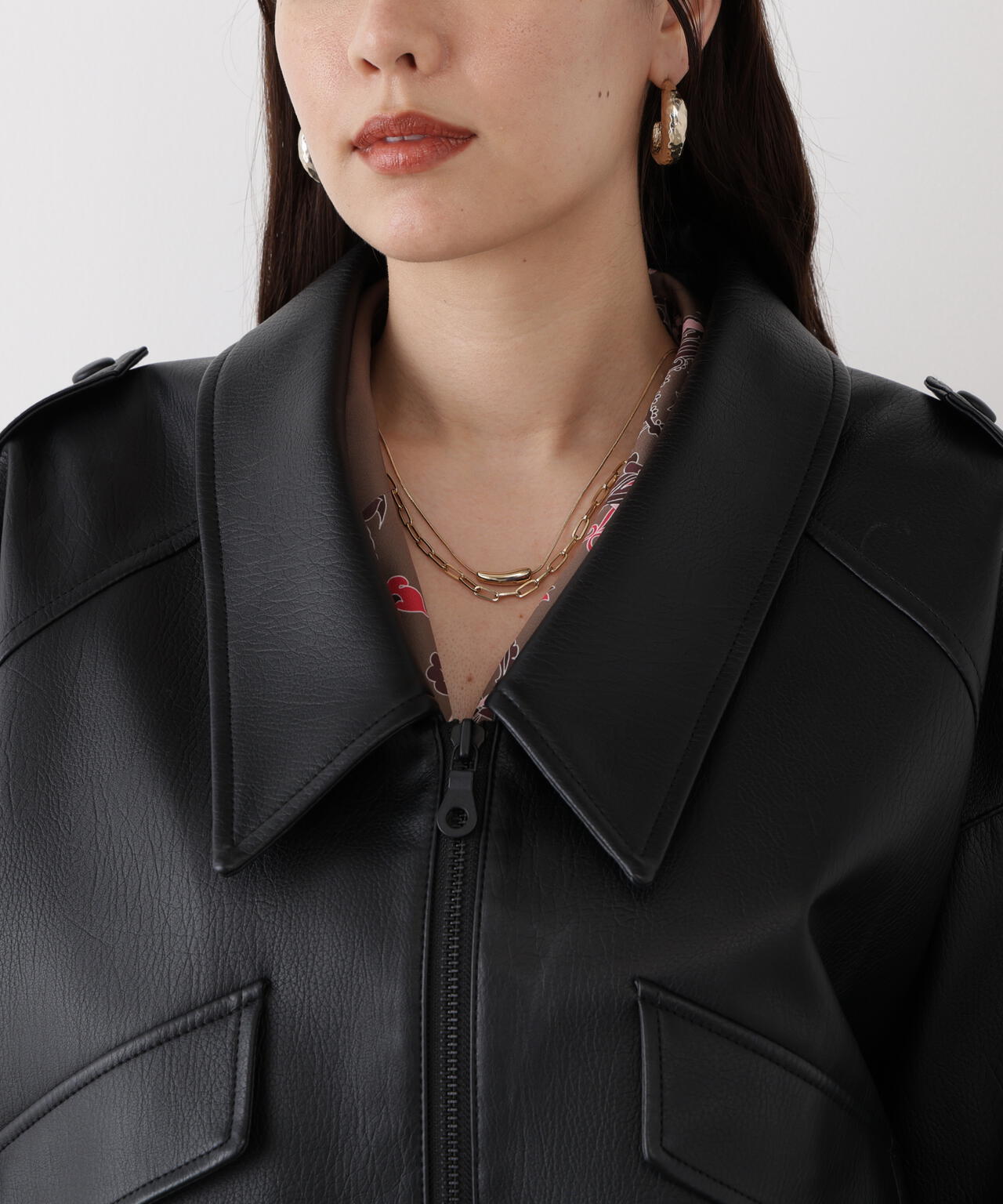 フォーレザーブルゾン