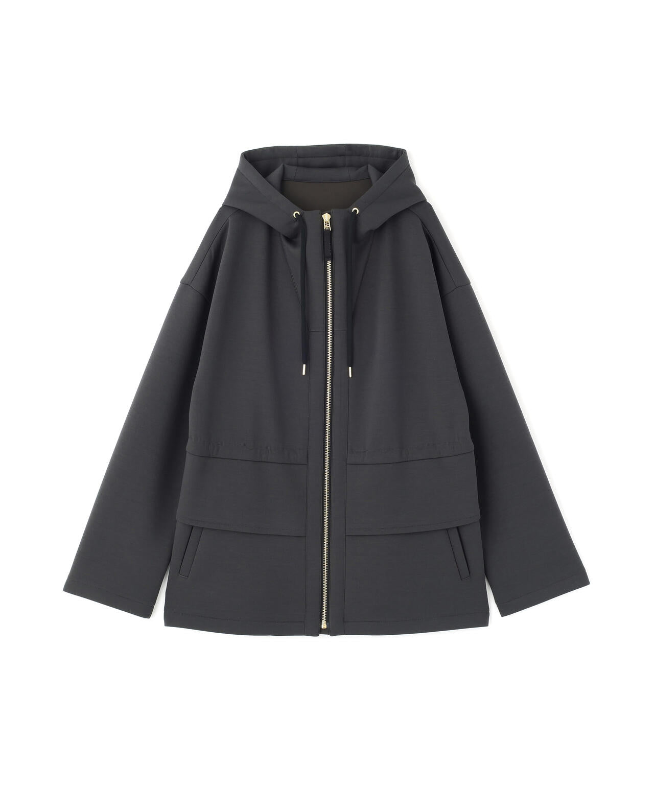 ウエストフレアダンボールフーディー