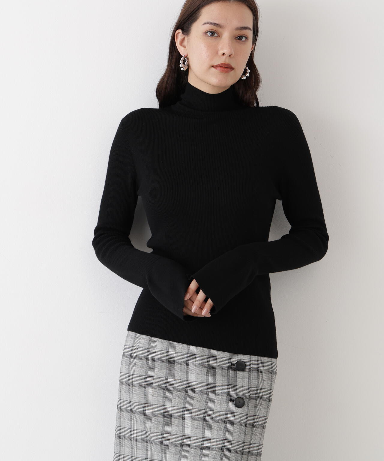 ウールモックネックプルオーバー