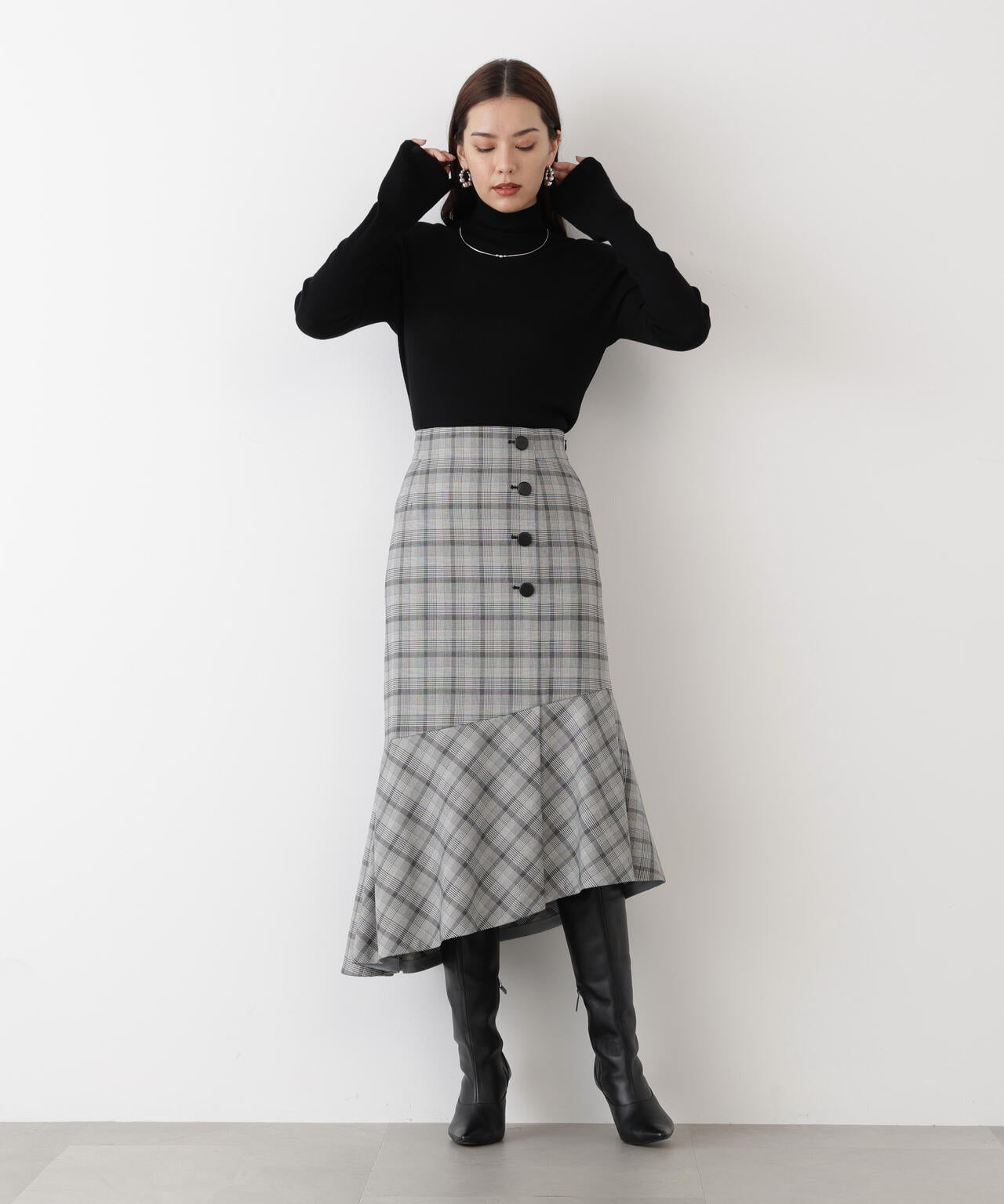 ウールモックネックプルオーバー