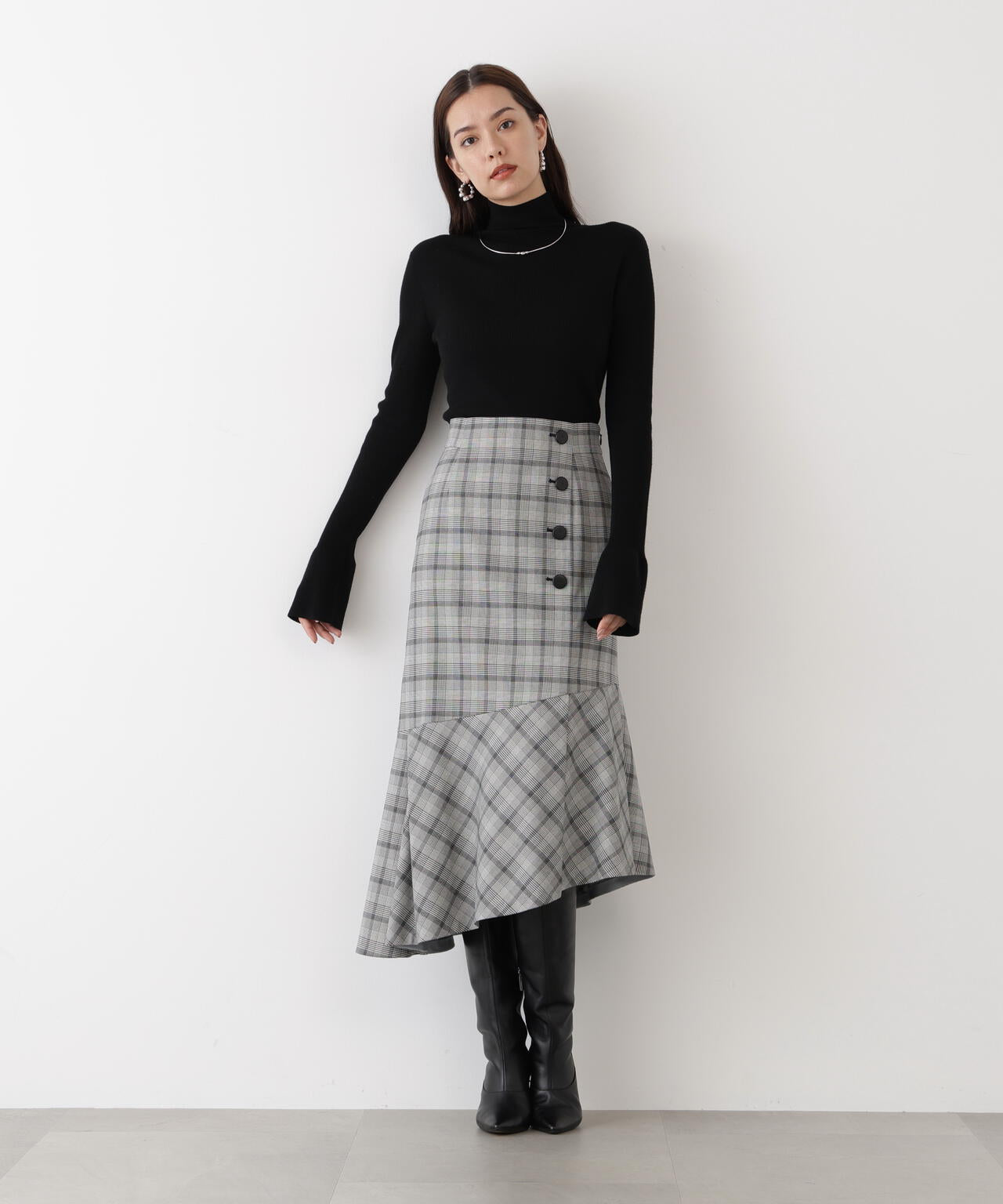 ウールモックネックプルオーバー