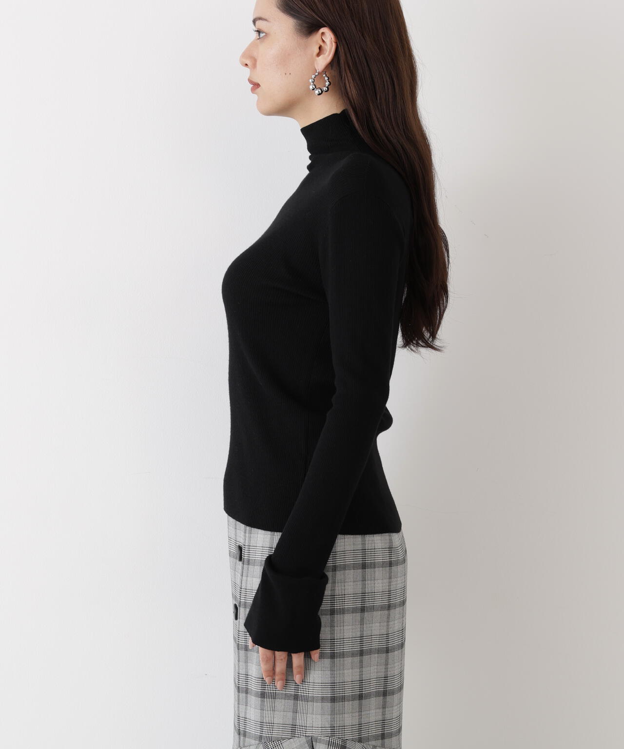 ウールモックネックプルオーバー