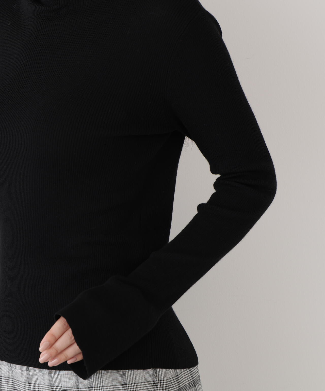 ウールモックネックプルオーバー