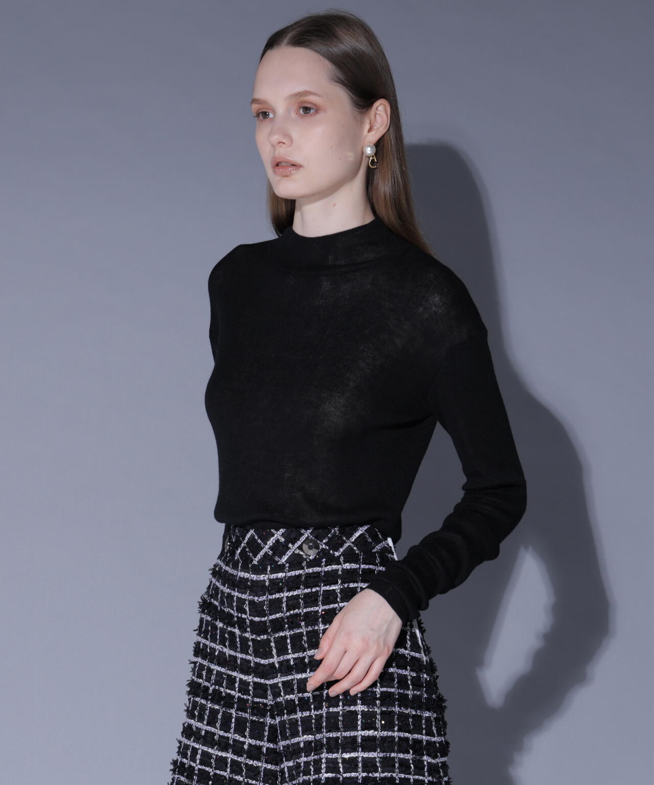 シルクカシミヤニット_