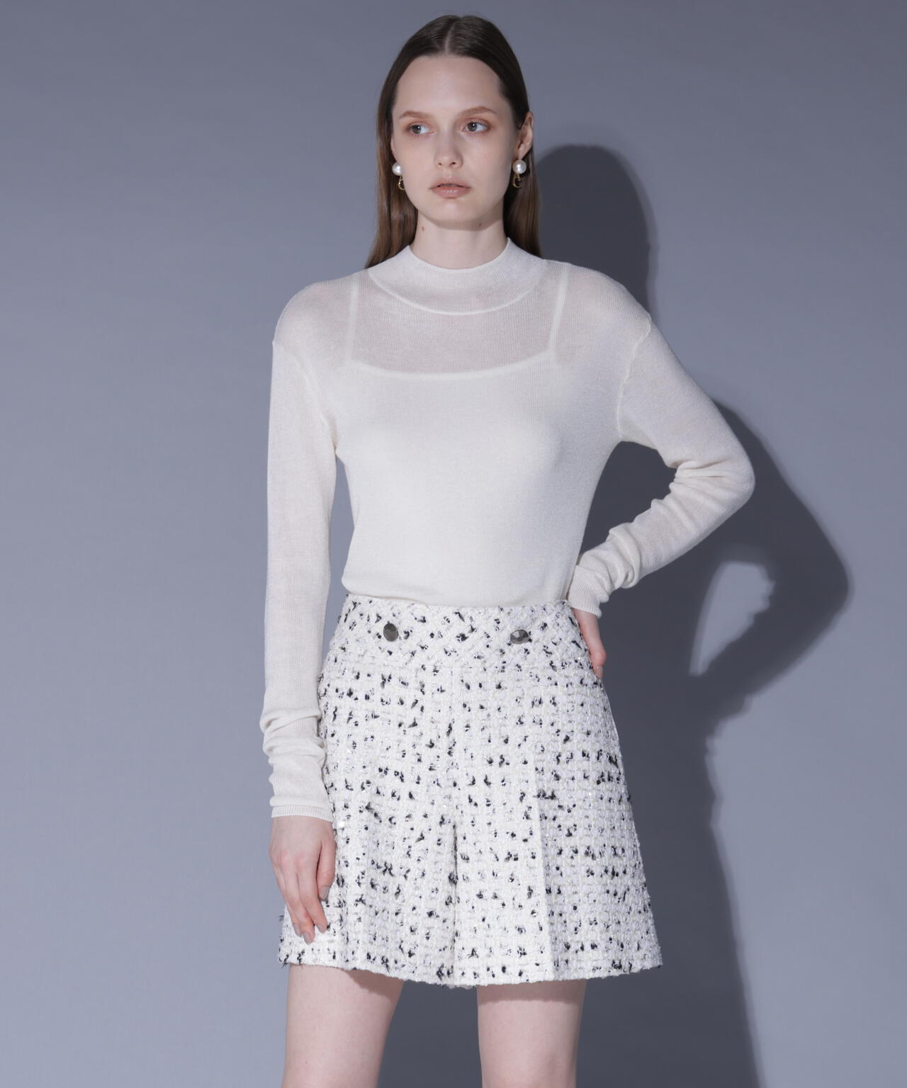 シルクカシミヤニット_