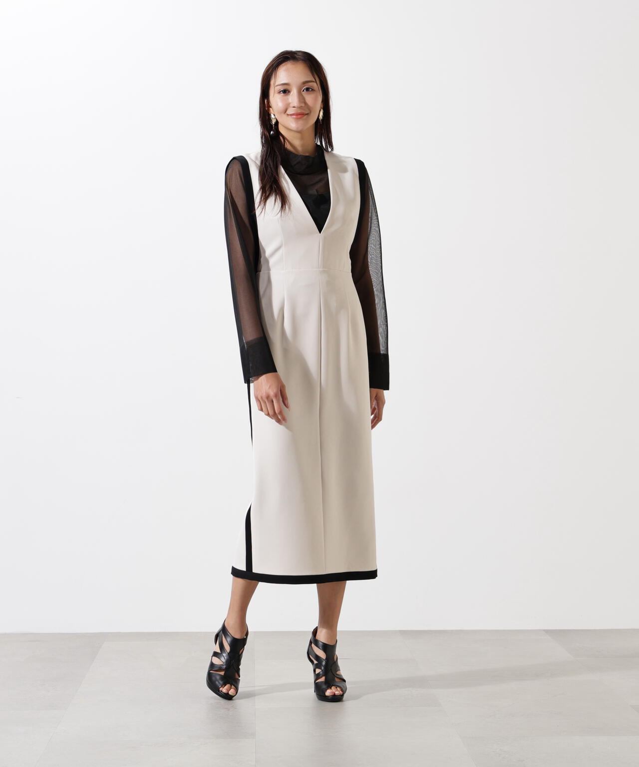 シアーニットプルオーバー