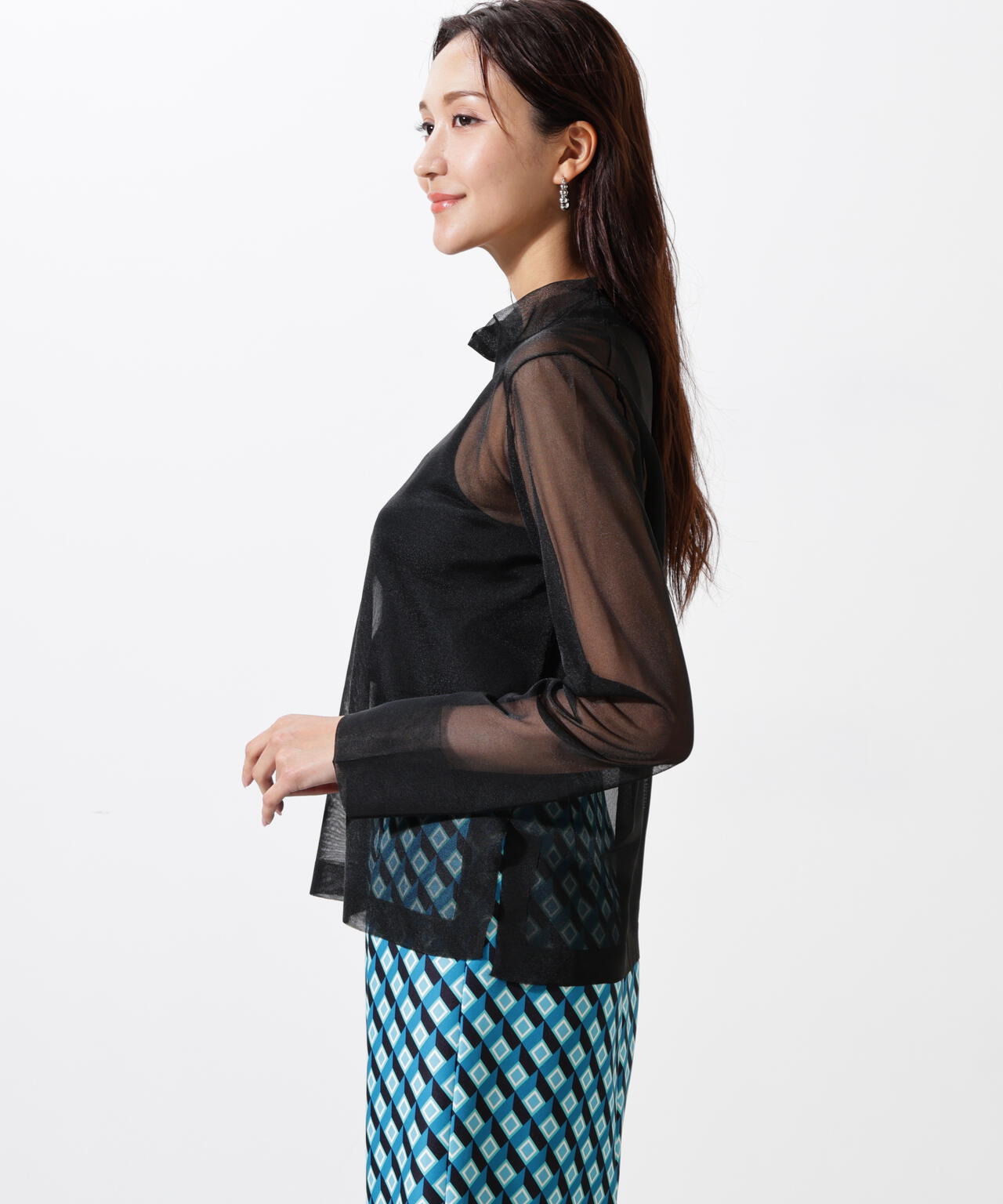 シアーニットプルオーバー