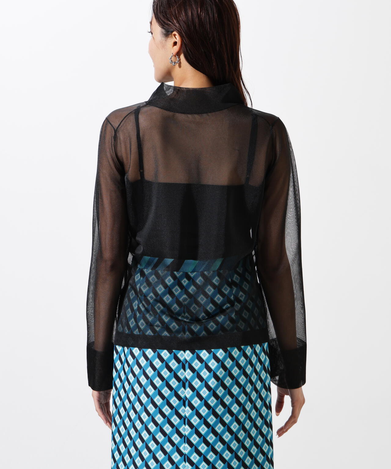 シアーニットプルオーバー