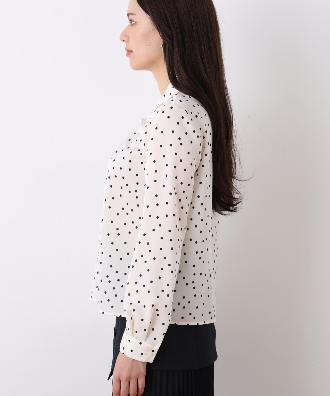 2WAYボウタイブラウス