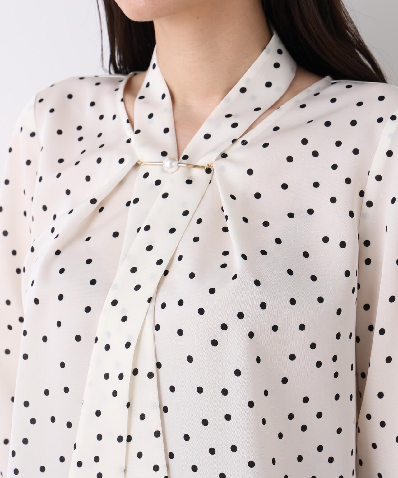 2WAYボウタイブラウス