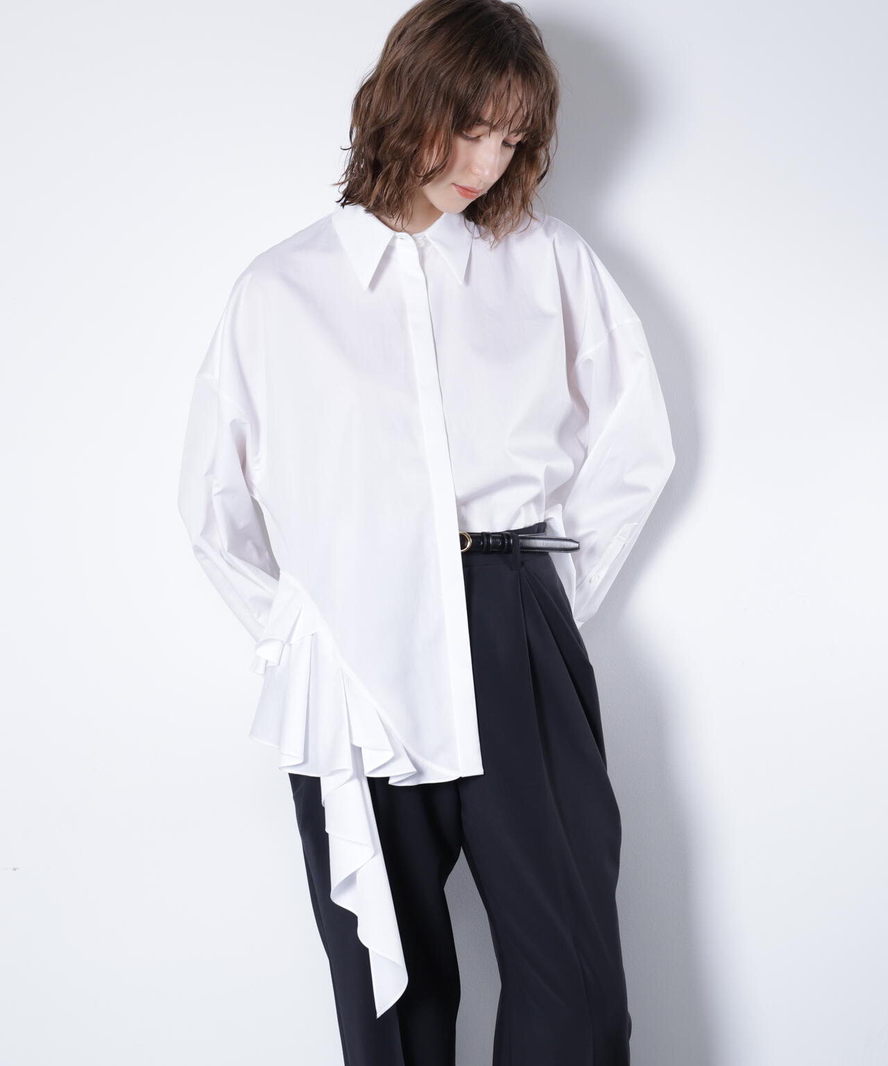 ラッフルシャツ_