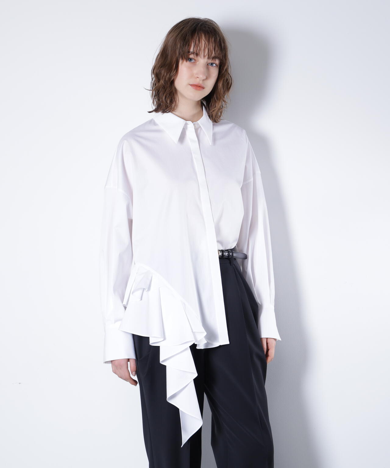 ラッフルシャツ_