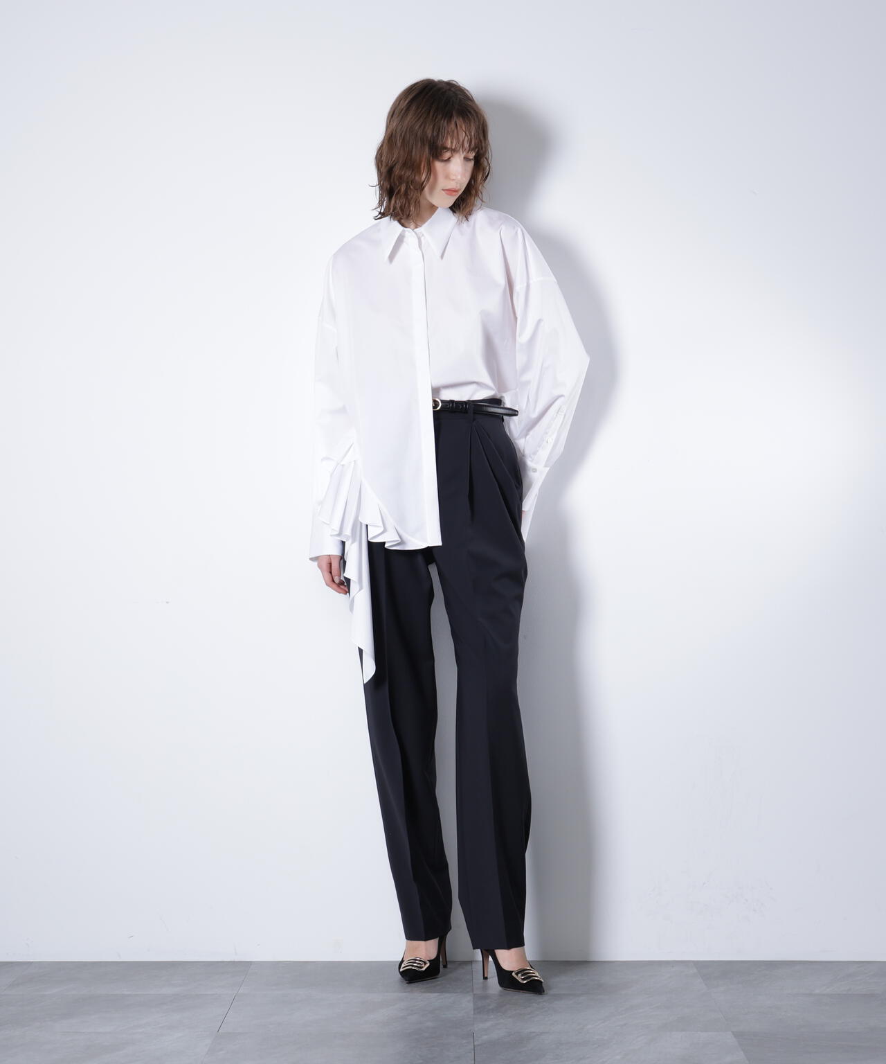 ラッフルシャツ_