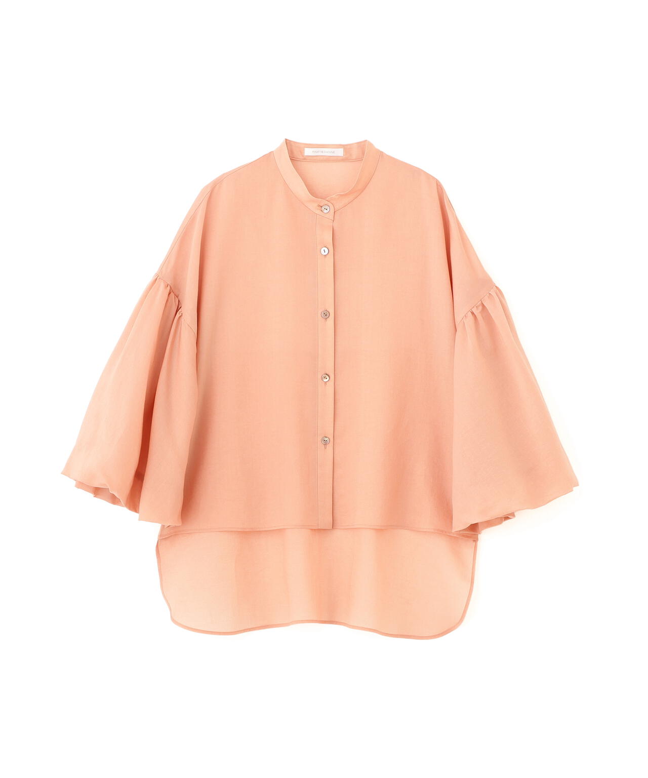 ギャザーバルーンスリーブブラウス