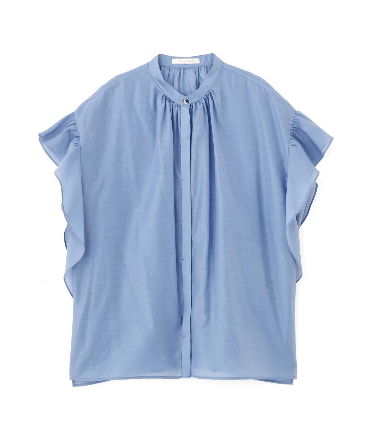 ラッフルスリーブブラウス