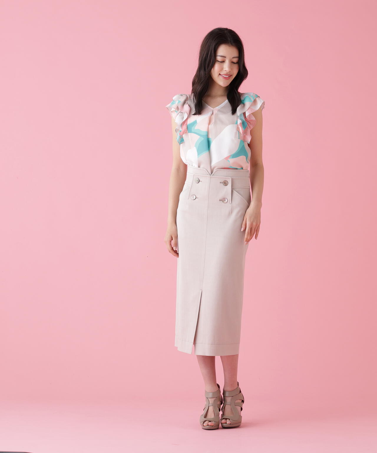 172cm B:86 W:62 H:91 着用サイズ:38