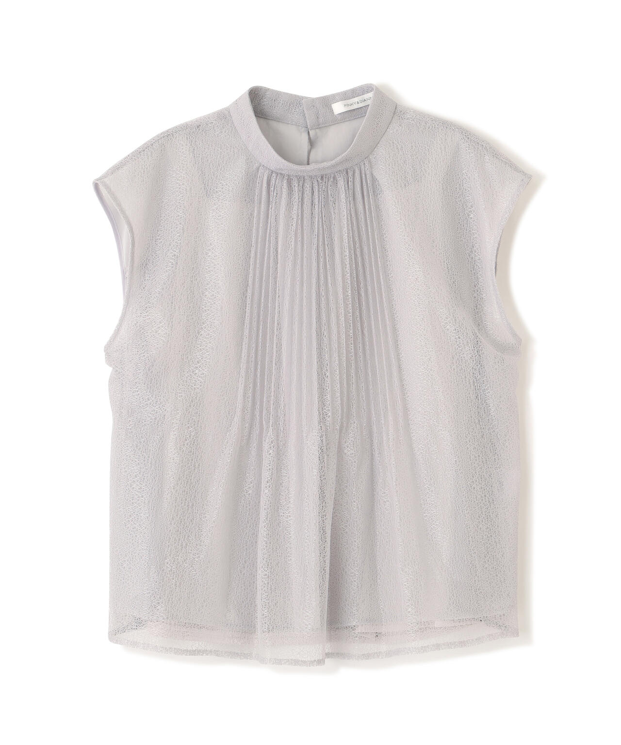 レースプリーツブラウス