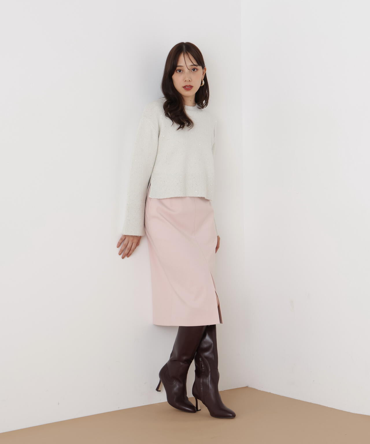 パールウエストタイトスカート